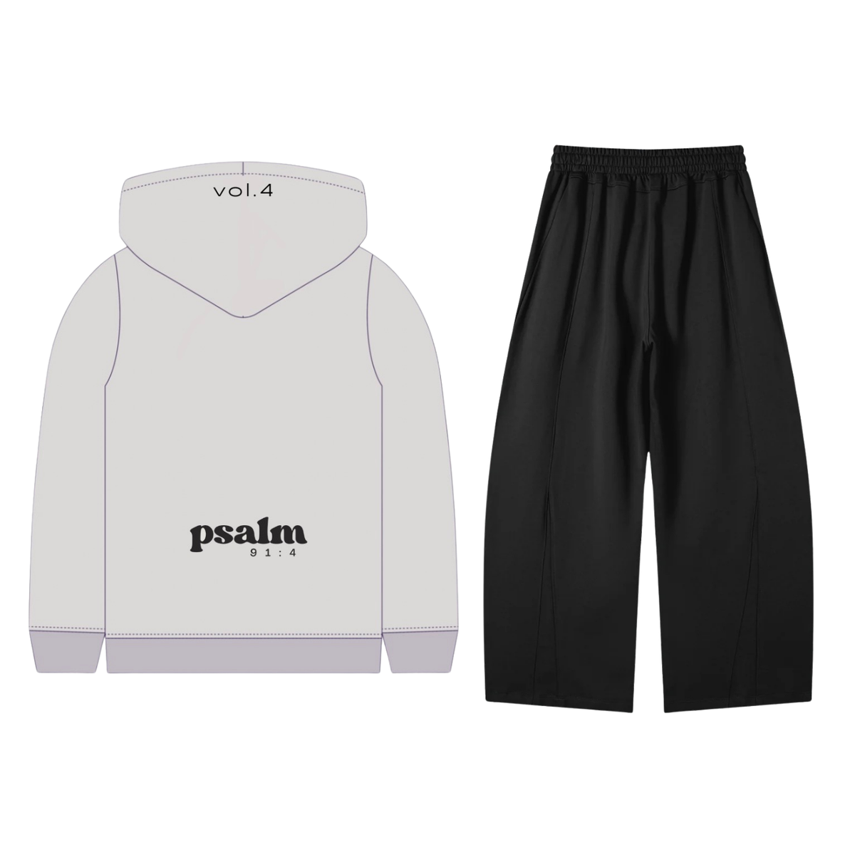 Oversized Swan Sweatsuit