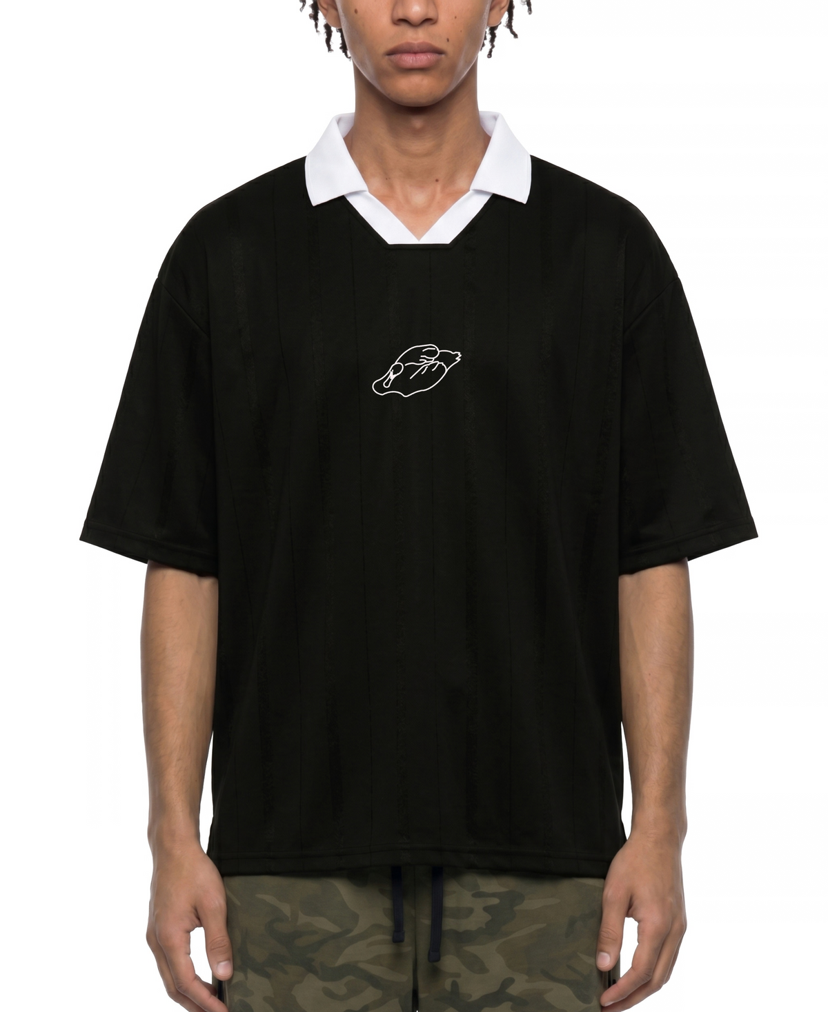 Striped Swan Jersey