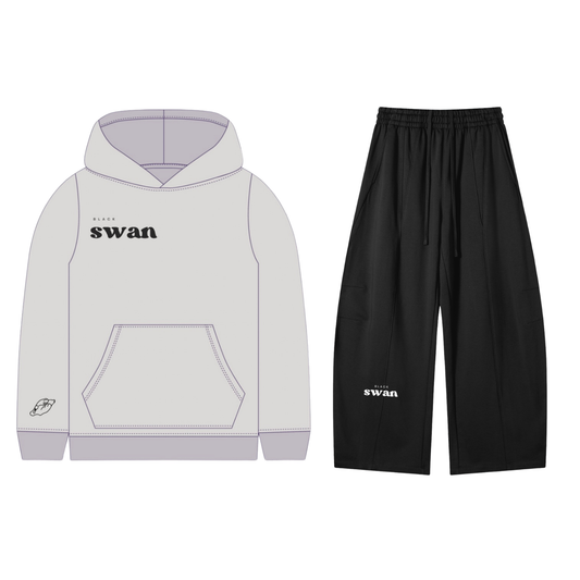 Oversized Swan Sweatsuit